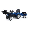 New holland backhoe avec remorque