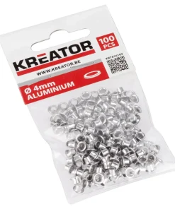 Oeillets aluminium 4 mm 100 pièces