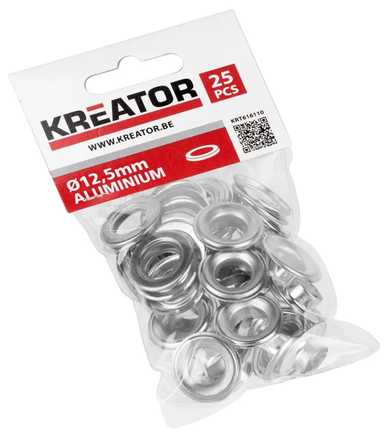 Oeillets laiton 12,5 mm 25 pièces
