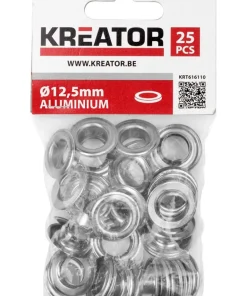 Oeillets laiton 12,5 mm 25 pièces