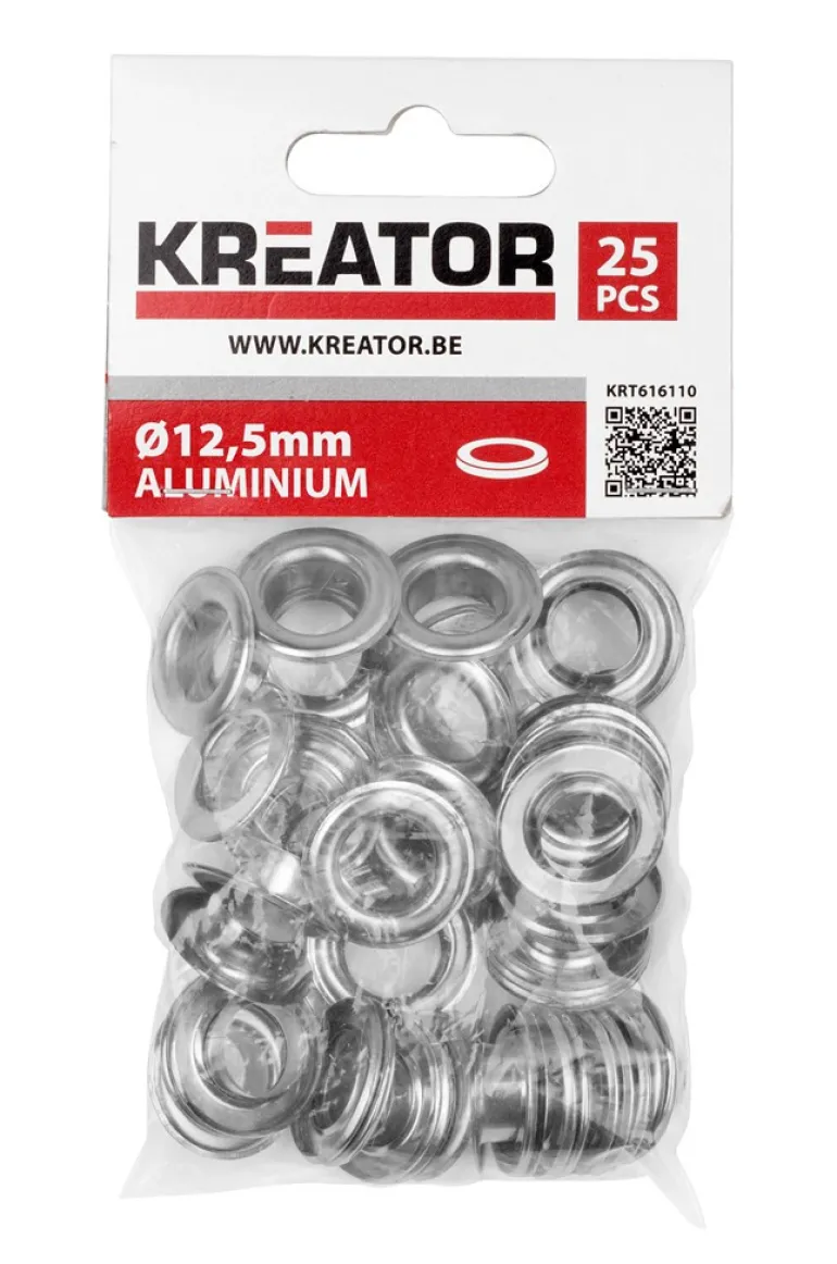 Oeillets laiton 12,5 mm 25 pièces