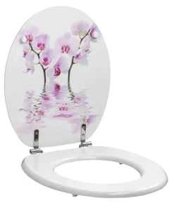 Orchidée abattant de toilette