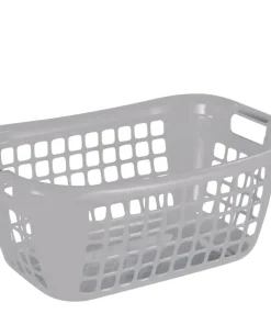 Panier linge argent 55 cm