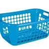Panier linge bleu 65 x 45 x 27 cm