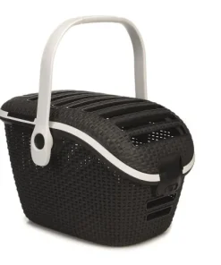 Panier voyage anthracite 51x38x33 cm