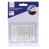 pastelle adh 8 mm transparans 40 pieces