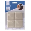 Patin carré pour des meubles 50x50 mm beige