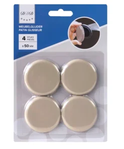 patin glisseur 50 mm beige 4 pieces