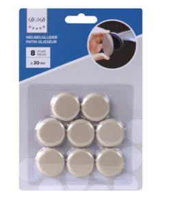 patin glisseur 30 mm beige 8 pieces