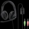 PC-Office-casque "HS-P200" stéréo - noir