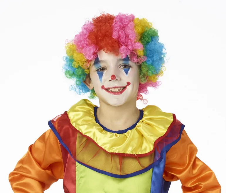 Perruque De Clown Enfant Multicolore