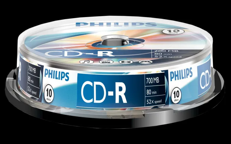 Philips CD-R 80 min / 700 MB spindle 10 pièces