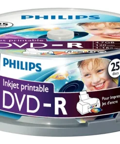 Philips DVD-R 4,7 GB 16x print 25 pièces