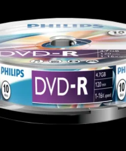 Philips DVD-R 4,7 GB 16x spindle 10 pièces
