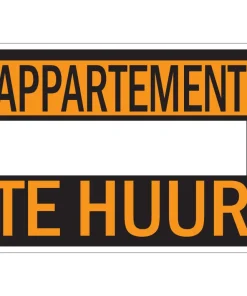Pictogramme appartement te huur 23 x 33 cm