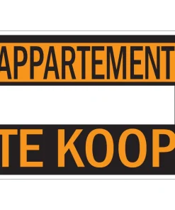 Pictogramme appartement te koop 23 x 33 cm
