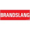 Pictogramme brandslang 33 x 12 cm