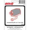 Pictogramme camerabewaking 10 x 10 cm