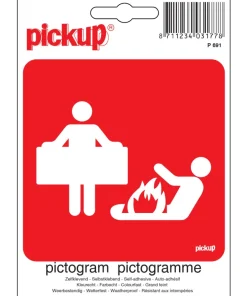 Pictogramme couverture d'extinction 10 x 10 cm