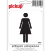 Pictogramme dames 10 x 10 cm