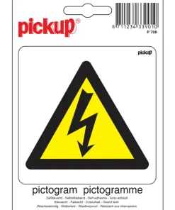 Pictogramme danger électrique 10 x 10 cm