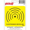 Pictogramme elektrisch beveiligd 10 x 10 cm
