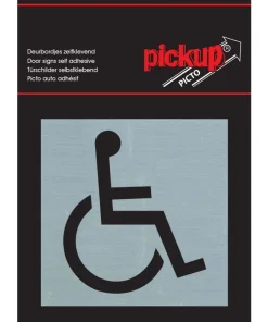 Pictogramme en aluminium entrée handicapée