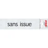 Pictogramme en aluminium sans issue 16,5 x 4,4 cm