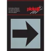 Pictogramme en aluminium flèche