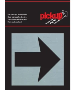 Pictogramme en aluminium flèche