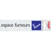 Pictogramme en aluminium espace fumeurs 16,5 x 4,4 cm