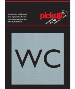 Pictogramme en aluminium wc