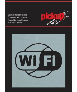 Pictogramme en aluminium wifi