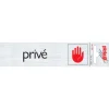 Pictogramme en aluminium privé 16,5 x 4,4 cm