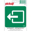 Pictogramme entrée de secours 10 x 10 cm