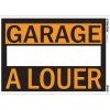 Pictogramme garage à louer 23 x 33 cm