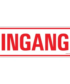 Pictogramme ingang 33 x 12 cm