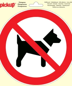 Pictogramme interdit aux chiens Ø 20 cm
