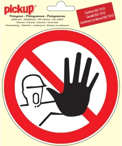 Pictogramme interdit aux autorisations Ø 15 cm