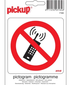 Pictogramme interdit gsm 10 x 10 cm