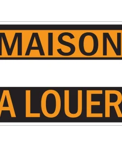 Pictogramme maison à louer 23 x 33 cm
