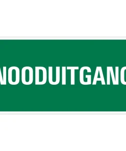 Pictogramme nooduitgang 15 x 30 cm