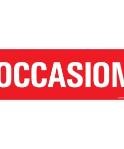 Pictogramme occasion 33 x 12 cm