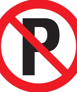 Pictogramme parking interdit Ø 18 cm
