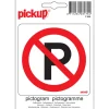 Pictogramme parking interdit 10 x 10 cm