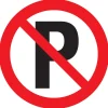 Pictogramme parking interdit Ø 30 cm