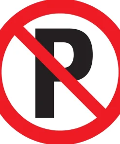 Pictogramme parking interdit Ø 30 cm