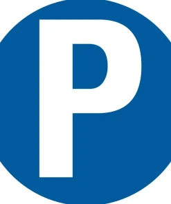 Pictogramme parking P Ø 30 cm