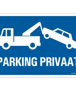 Pictogramme parking privaat 23 x 33 cm