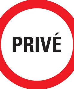 Pictogramme privé Ø 18 cm
